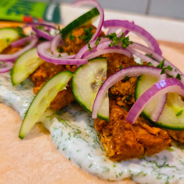 Easy Chicken Kebab Flatbreads