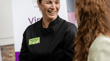 Chef talking about Vince