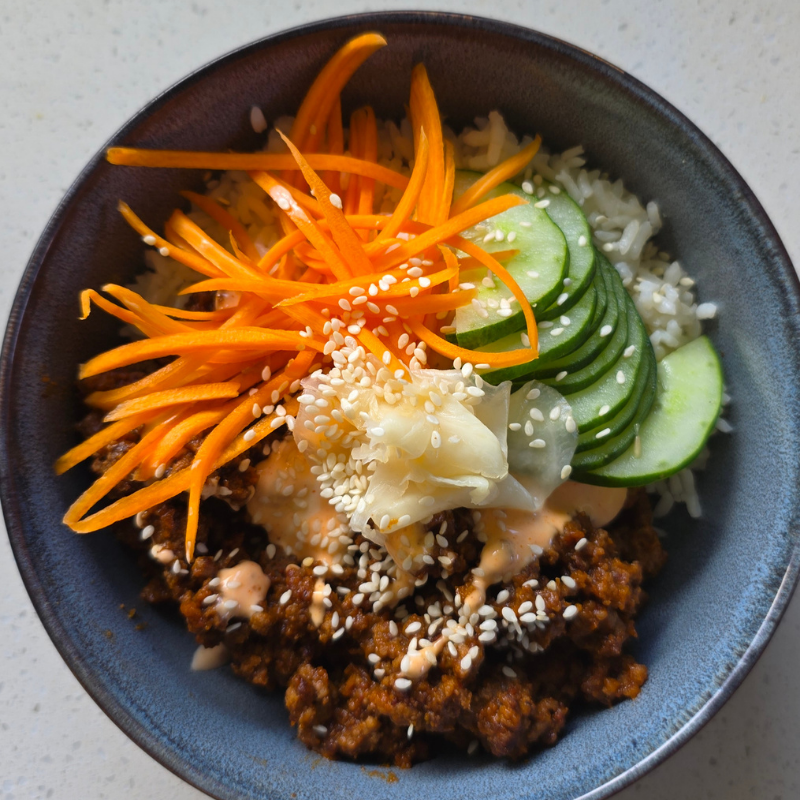 Korean Vince Rice Bowl – Easy Work Lunch Idea – Vince NZ