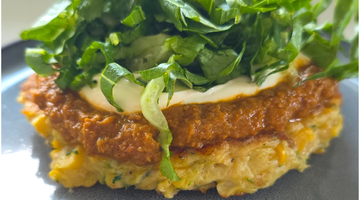 Corn Fritters with Mexi Vince