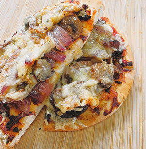 Mushroom and Italian Grilled Pita