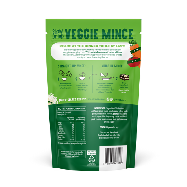 Vince Vegetable Mince - Italian