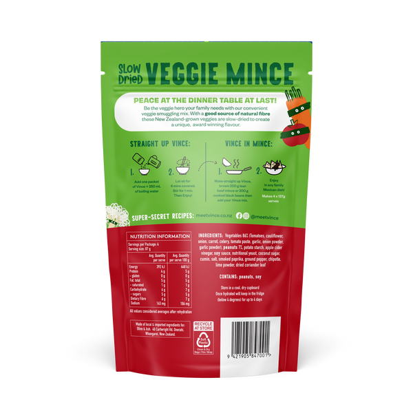 Vince Vegetable Mince - Mexican