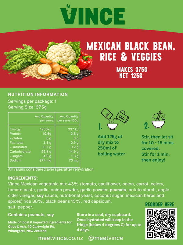 Mexican Black Bean, Rice and Veggies - 3 pack